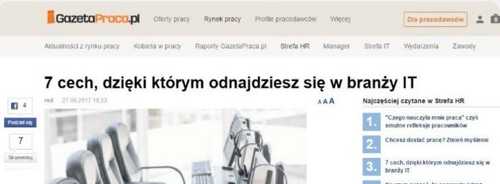GazetaPraca.pl o programistach i Kodilli