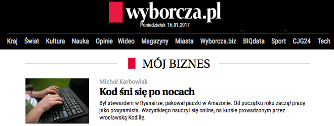 Kod śni się po nocach - Gazeta Wyborcza napisała o Kodilli!