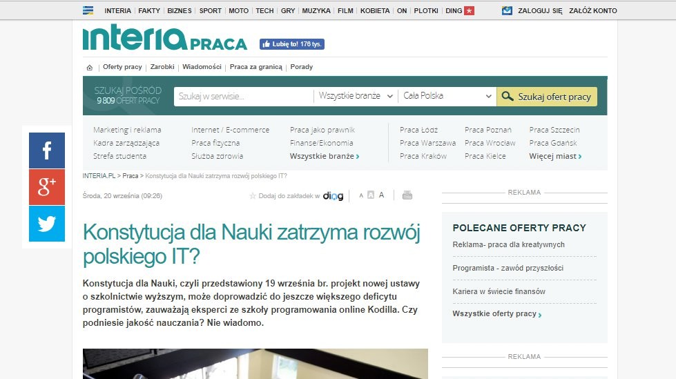 Konstytucja dla Nauki - komentujemy nową reformę szkolnictwa wyższego
